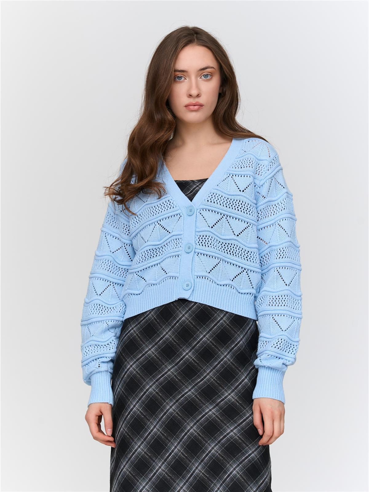 Cardigan mit Muster - Image 3